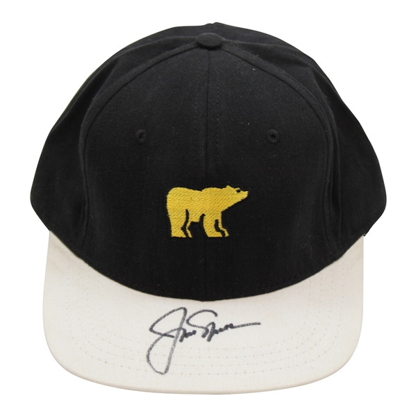 Gene Sarazens Personal Jack Nicklaus Signed Golden Bear Logo Hat - Sarazen Collection JSA ALOA