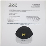 Gene Sarazen's Personal Jack Nicklaus Signed Golden Bear Logo Hat - Sarazen Collection JSA ALOA