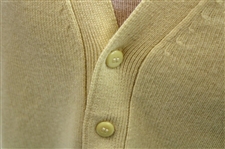 Gene Sarazen's Personal Yellow Cashmere Robert Strang Sweater 
