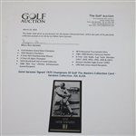 Gene Sarazen Signed 1935 Champions Of Golf The Masters Collection Card - Sarazen Collection JSA ALOA