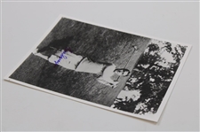 Gene Sarazen Signed 1922 Post Swing Photo - Sarazen Collection JSA ALOA