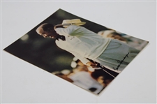 Gene Sarazen Signed Masters Photo Holding His Hat & Putter - Sarazen Collection JSA ALOA