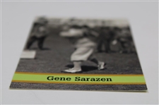 Gene Sarazen Signed Fax Pax Golf Card - Sarazen Collection JSA ALOA