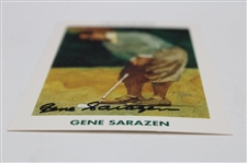 Gene Sarazen Signed Mueller Enterprises Old Squire Golf Card - Sarazen Collection JSA ALOA