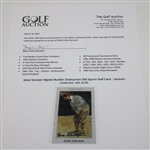 Gene Sarazen Signed Mueller Enterprises Old Squire Golf Card - Sarazen Collection JSA ALOA