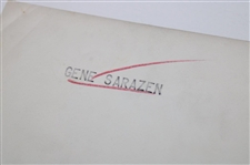 Gene Sarazen 1954 British Open Post Swing Wire Photo - Sarazen Collection