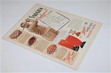 Gene Sarazen's Personal Libby's Tomato Juice Ad & Camels Ad - Sarazen Collection