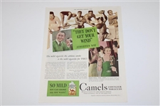 Gene Sarazen's Personal Libby's Tomato Juice Ad & Camels Ad - Sarazen Collection