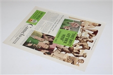 Gene Sarazen's Personal Libby's Tomato Juice Ad & Camels Ad - Sarazen Collection