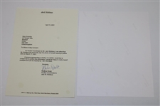Jack Nicklaus Signed Open Championship Collage Photo JSA ALOA