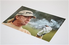 Miguel Angel Jimenez Signed Photo Smoking A Cigar JSA ALOA