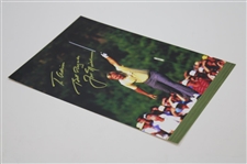 Jack Nicklaus Signed Masters Raised Putter Photo Personalized 'To Adrian' JSA ALOA