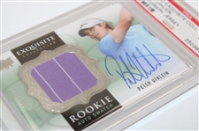 Kevin Na, Chris Kirk & Peter Uihlein Signed Upper Deck & Leaf Golf Cards All PSA GEM MT 10
