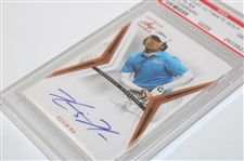 Kevin Na, Chris Kirk & Peter Uihlein Signed Upper Deck & Leaf Golf Cards All PSA GEM MT 10