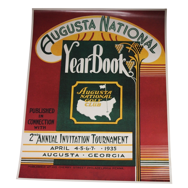 Augusta National Yearbook 2nd Annual Invitation Tournament Poster