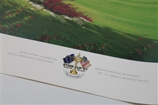 1997 Ryder Cup at Valderrama The 17th Green Print Signed by Artist Graeme Baxter