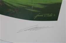 1997 Ryder Cup at Valderrama The 17th Green Print Signed by Artist Graeme Baxter