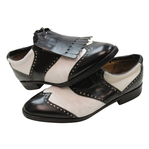 Gary Players Personal Black & White Nebuloni Golf Shoes