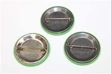 Three (3) Jack's Pack Green & Black Pins