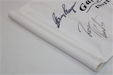 Gary Player & Ronan Keating Signed Gary Player Invitational Course Flag JSA ALOA