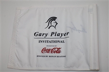 Gary Player & Ronan Keating Signed Gary Player Invitational Course Flag JSA ALOA