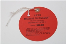1979 Masters Tournament Wednesday Ticket #00602 & Two (2) Pairing Sheets