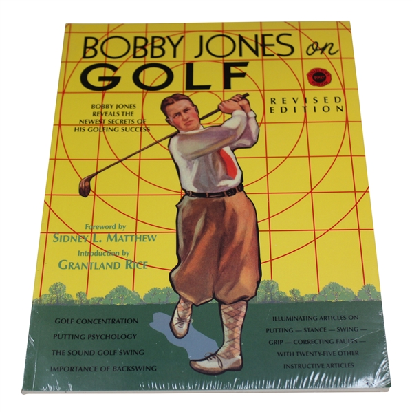 Bobby Jones on Golf Revised Edition Unopened In Original Plastic Wrap