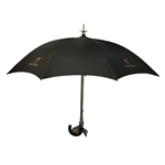 Black Gary Player Logo Umbrella