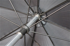 Black Gary Player Logo Umbrella