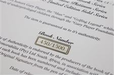 'The Art of Player' LTD ED Gold Series Book w/Slipcase & Certificate