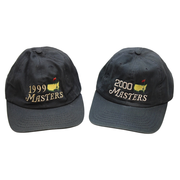 1999-2000 Masters Tournament Navy Blue Hats - John Derr Collection
