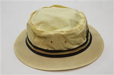 1974 Masters Tournament CBS Yellow Bucket Hat - John Derr Collection