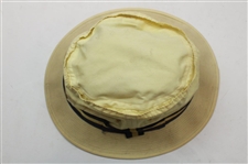 1974 Masters Tournament CBS Yellow Bucket Hat - John Derr Collection