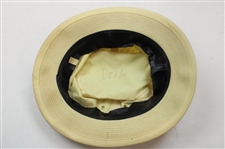 1974 Masters Tournament CBS Yellow Bucket Hat - John Derr Collection