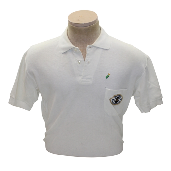 Pin Hi Large White Golf Shirt - John Derr Collection