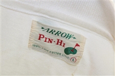 Pin Hi Large White Golf Shirt - John Derr Collection