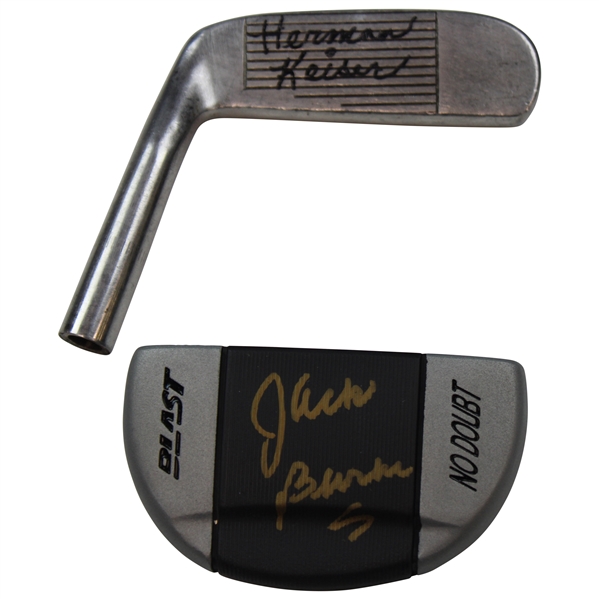 Herman Keiser & Jack Burke Signed Putter Head JSA ALOA