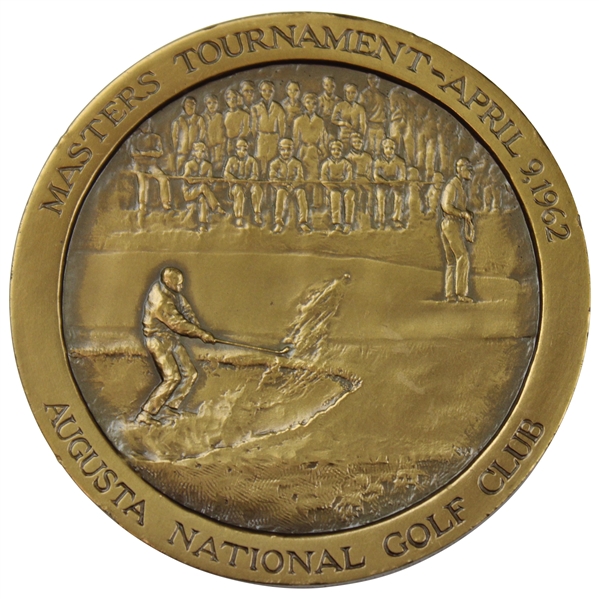 1962 Masters Tournament Arnold Palmer Commemorative Medallion