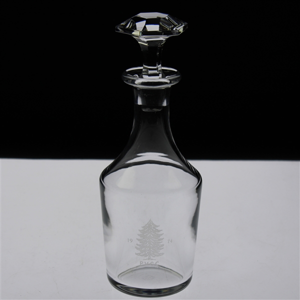 1974 Pine Valley Golf Club Baccarat Crystal Decanter