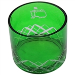 Augusta National GC Masters Limited Emerald Cut Glass Candle Holder w/Box