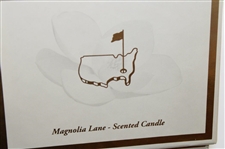 Augusta National GC Masters Limited Emerald Cut Glass Candle Holder w/Box
