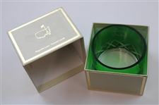 Augusta National GC Masters Limited Emerald Cut Glass Candle Holder w/Box