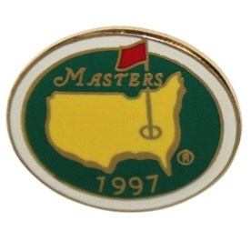 1997 Masters Tournament Commemorative Pin - Tiger Woods First Masters Win