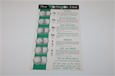 Worthington Ball Company 1933 Golf Ball Ad/Pamphlet