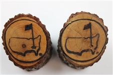Augusta National Golf Club Unique Masters Tournament Logo Wood Bookends