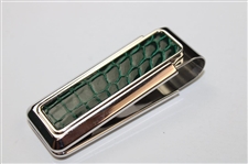 2007 Augusta National GC Masters Tournament Gift - Alligator Skin Money Clip in Box