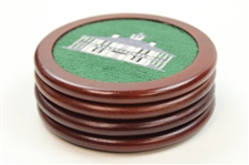 Four (4) Augusta National Clubhouse Smathers & Branson Coasters w/Box