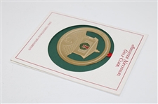 2006 Augusta National Golf Club Gold Tone 'Crow's Nest' Holiday Ornament in Original Package