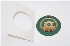 2006 Augusta National Golf Club Gold Tone 'Crow's Nest' Holiday Ornament in Original Package