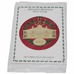 2007 Augusta National Golf Club Gold Tone Clubhouse Christmas Ornament in Original Package